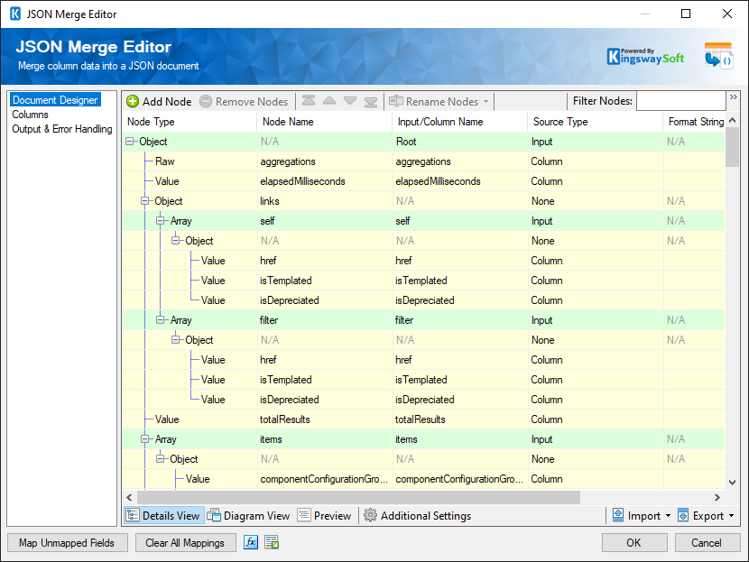 JSON Merge Editor